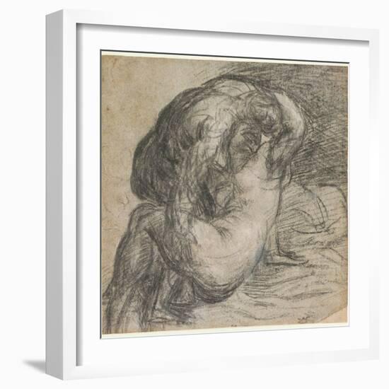 No.2256 Couple in an Embrace, or Jupiter and Io, C.1570-Titian (Tiziano Vecelli)-Framed Giclee Print