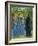 No.2292 the Salutation of Beatrice in Eden, 1850-54-Dante Gabriel Rossetti-Framed Giclee Print