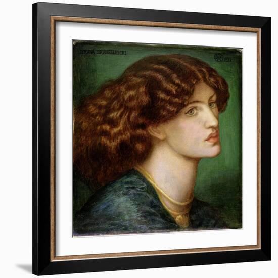 No.2759 Bruna Brunelleschi, 1878-Dante Gabriel Rossetti-Framed Giclee Print