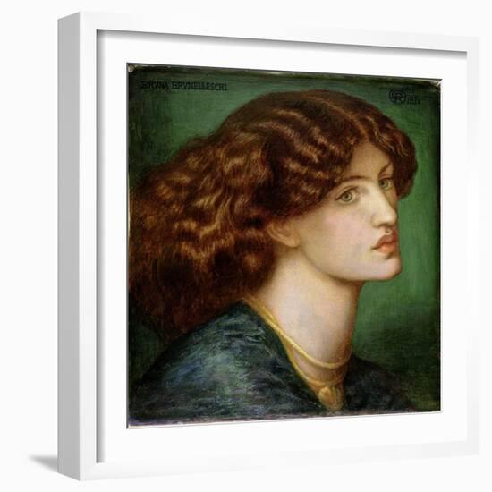 No.2759 Bruna Brunelleschi, 1878-Dante Gabriel Rossetti-Framed Giclee Print