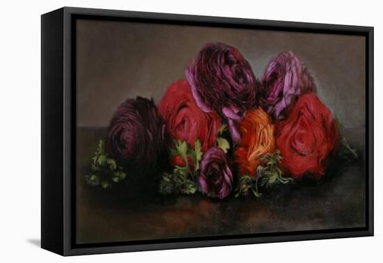 No 398, Renoncules sur la table, 2013-Kira Weber-Framed Premier Image Canvas