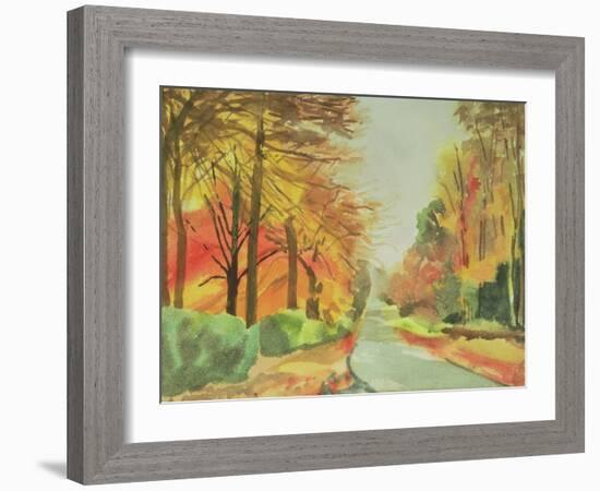 No.47 Autumn, Beaufays Road, Liege, Belgium-Izabella Godlewska de Aranda-Framed Giclee Print