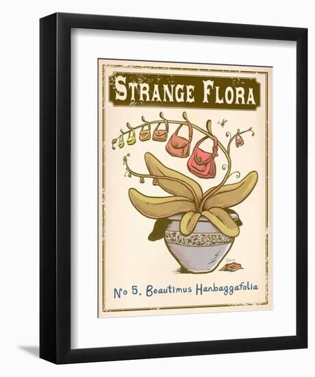 No.5 Beautimus Hanbaggafolia-Phil Garner-Framed Art Print