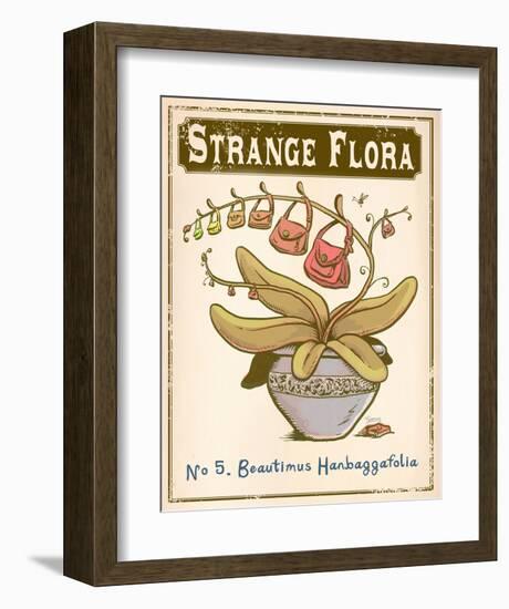 No.5 Beautimus Hanbaggafolia-Phil Garner-Framed Art Print