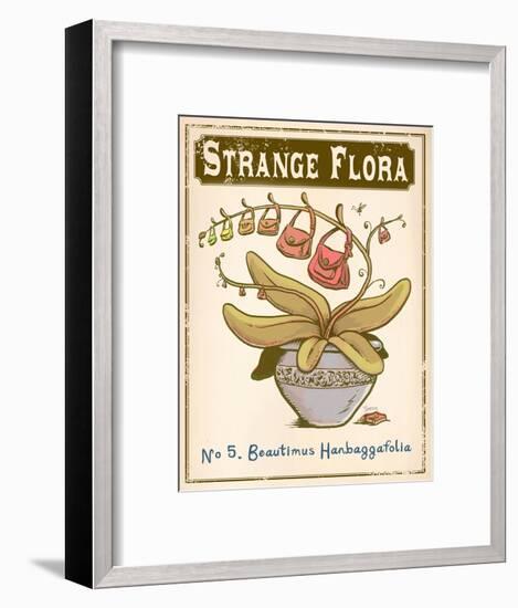 No.5 Beautimus Hanbaggafolia-Phil Garner-Framed Art Print