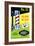 No. 55 Truly Modern Barber Pole-Curt Teich & Company-Framed Art Print