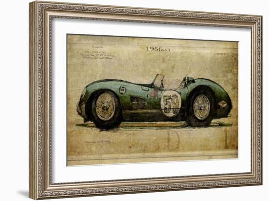 No. 59 Aston Martin DBR-Sidney Paul & Co.-Framed Giclee Print