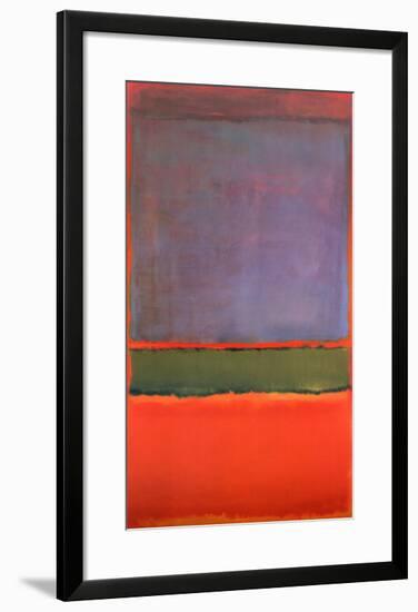 No. 6 (Violet, Green and Red), 1951-Mark Rothko-Framed Art Print