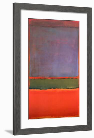 No. 6 (Violet, Green and Red), 1951-Mark Rothko-Framed Art Print