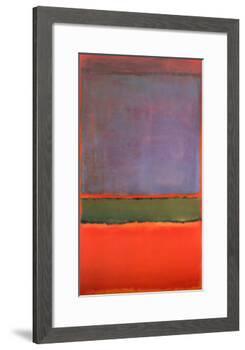 No. 6 (Violet, Green and Red), 1951-Mark Rothko-Framed Art Print