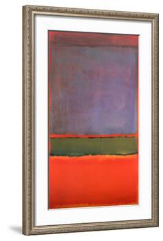 No. 6 (Violet, Green and Red), 1951-Mark Rothko-Framed Art Print