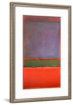 No. 6 (Violet, Green and Red), 1951-Mark Rothko-Framed Art Print