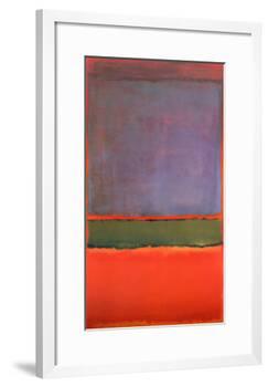 No. 6 (Violet, Green and Red), 1951-Mark Rothko-Framed Art Print
