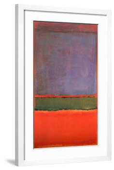 No. 6 (Violet, Green and Red), 1951-Mark Rothko-Framed Art Print