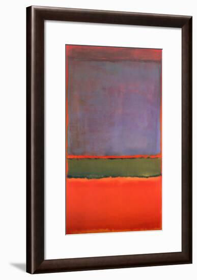 No. 6 (Violet, Green and Red), 1951-Mark Rothko-Framed Art Print