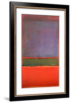 No. 6 (Violet, Green and Red), 1951-Mark Rothko-Framed Art Print