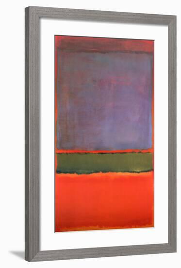 No. 6 (Violet, Green and Red), 1951-Mark Rothko-Framed Art Print