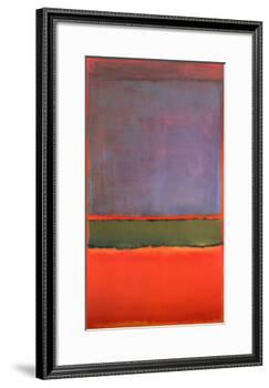 No. 6 (Violet, Green and Red), 1951-Mark Rothko-Framed Art Print