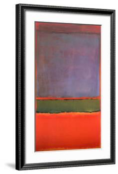 No. 6 (Violet, Green and Red), 1951-Mark Rothko-Framed Art Print