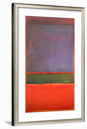 No. 6 (Violet, Green and Red), 1951-Mark Rothko-Framed Art Print