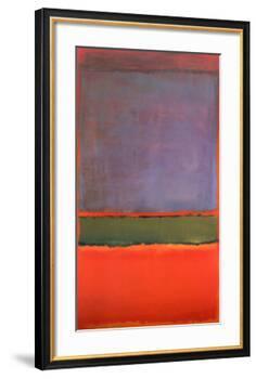 No. 6 (Violet, Green and Red), 1951-Mark Rothko-Framed Art Print