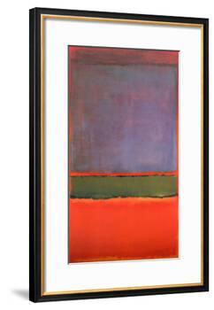 No. 6 (Violet, Green and Red), 1951-Mark Rothko-Framed Art Print