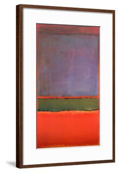 No. 6 (Violet, Green and Red), 1951-Mark Rothko-Framed Art Print
