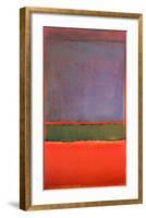 No. 6 (Violet, Green and Red), 1951-Mark Rothko-Framed Art Print