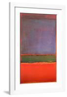 No. 6 (Violet, Green and Red), 1951-Mark Rothko-Framed Art Print