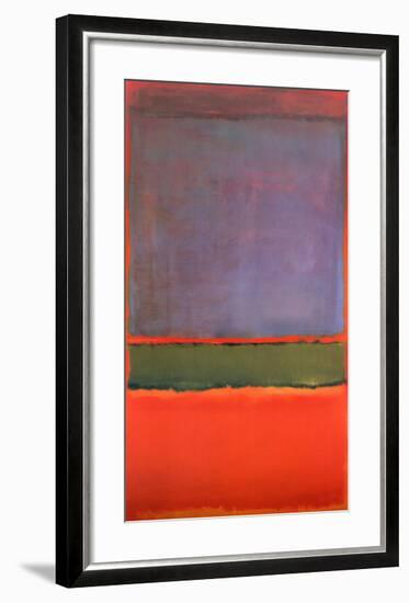 No. 6 (Violet, Green and Red), 1951-Mark Rothko-Framed Art Print