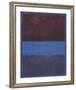 No. 61 (Rust and Blue) [Brown Blue, Brown on Blue], 1953-Mark Rothko-Framed Art Print