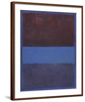 No. 61 (Rust and Blue) [Brown Blue, Brown on Blue], 1953-Mark Rothko-Framed Art Print