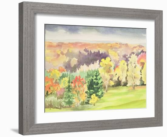 No.64 Autumn, Beaufays, Liege, Belgium-Izabella Godlewska de Aranda-Framed Giclee Print