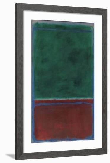 No. 7 (Green and Maroon), 1953-Mark Rothko-Framed Art Print