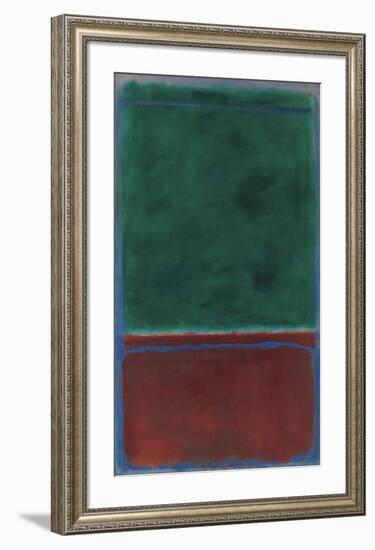 No. 7 (Green and Maroon), 1953-Mark Rothko-Framed Art Print