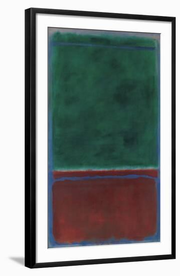 No. 7 (Green and Maroon), 1953-Mark Rothko-Framed Art Print