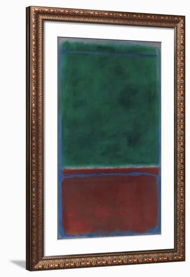 No. 7 (Green and Maroon), 1953-Mark Rothko-Framed Art Print