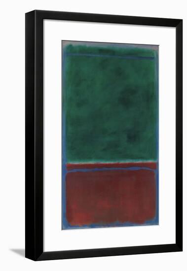 No. 7 (Green and Maroon), 1953-Mark Rothko-Framed Art Print