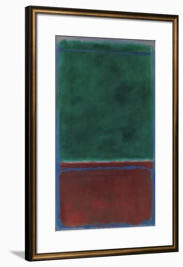 No. 7 (Green and Maroon), 1953-Mark Rothko-Framed Art Print