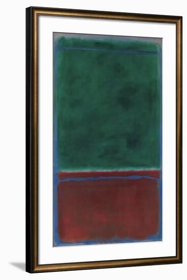 No. 7 (Green and Maroon), 1953-Mark Rothko-Framed Art Print