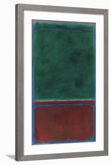 No. 7 (Green and Maroon), 1953-Mark Rothko-Framed Art Print