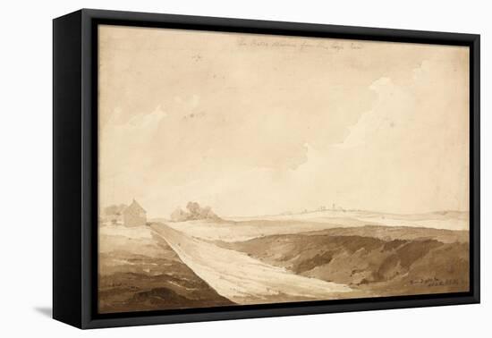 No 7 La Belle Alliance from the High Road', 1815-Denis Dighton-Framed Premier Image Canvas