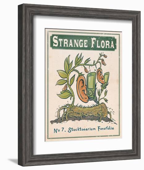 No.7 Stucktoearium Fonefolia-Phil Garner-Framed Art Print