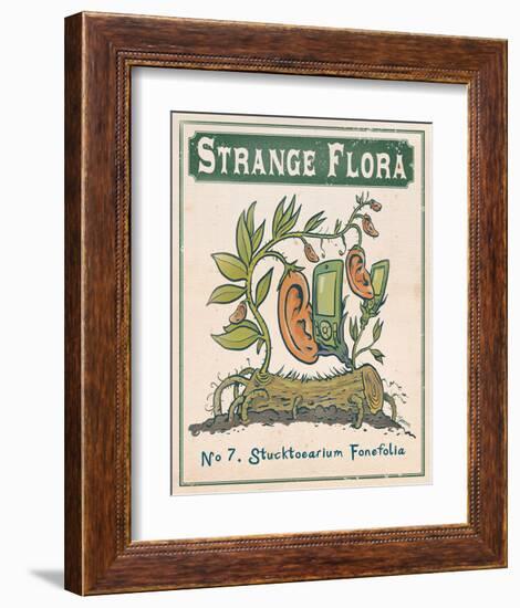 No.7 Stucktoearium Fonefolia-Phil Garner-Framed Art Print