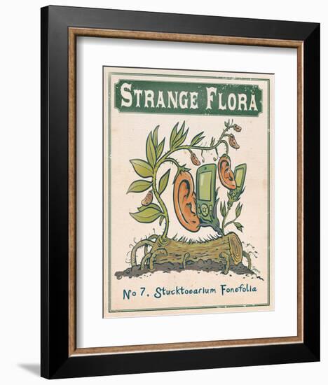 No.7 Stucktoearium Fonefolia-Phil Garner-Framed Art Print