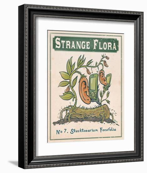 No.7 Stucktoearium Fonefolia-Phil Garner-Framed Art Print