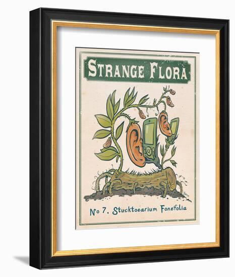 No.7 Stucktoearium Fonefolia-Phil Garner-Framed Art Print