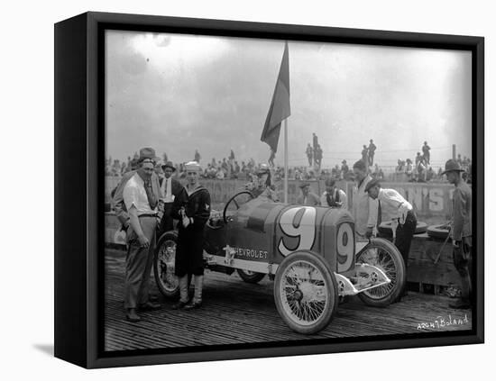 No.9 Racecar, Tacoma Speedway, Circa 1919-Marvin Boland-Framed Premier Image Canvas