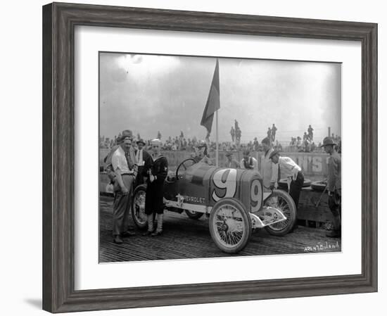 No.9 Racecar, Tacoma Speedway, Circa 1919-Marvin Boland-Framed Giclee Print