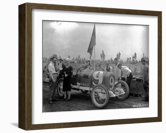 No.9 Racecar, Tacoma Speedway, Circa 1919-Marvin Boland-Framed Giclee Print